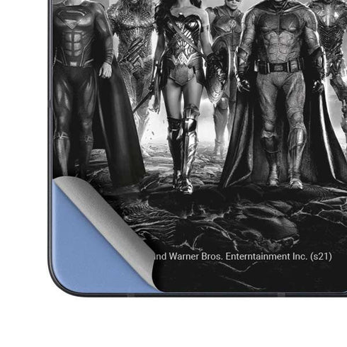 The Justice League (2017) Justice League Black and White Galaxy Z Fold5 5G Skin