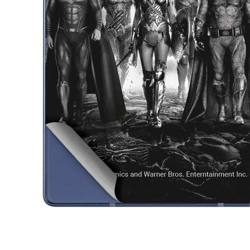 The Justice League (2017) Justice League Black and White Galaxy Z Fold6 Skin