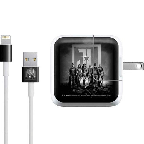 The Justice League (2017) Justice League Black and White iPad Charger (10W USB) Skin