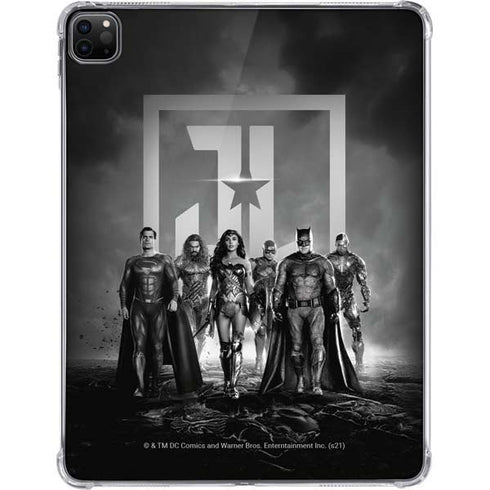 The Justice League (2017) Justice League Black and White iPad Pro 11in (2024) Clear Case