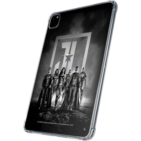 The Justice League (2017) Justice League Black and White iPad Pro 11in (2024) Clear Case