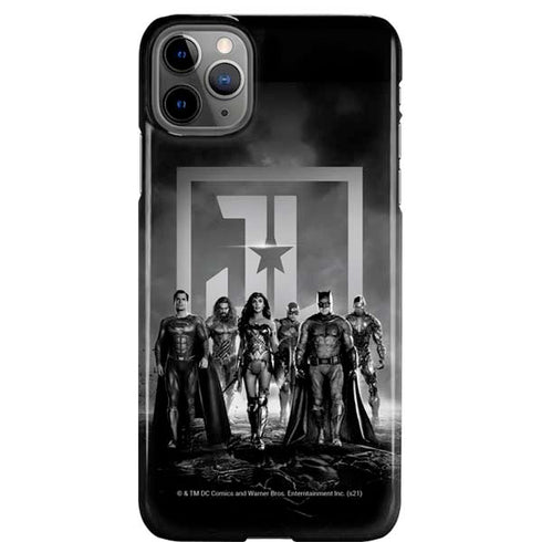 The Justice League (2017) Justice League Black and White iPhone Cases