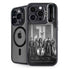 The Justice League (2017) Justice League Black and White iPhone 14 Pro Max Kickstand Case