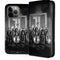 The Justice League (2017) Justice League Black and White iPhone 15 Pro Max Folio Case
