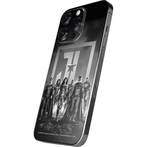 The Justice League (2017) Justice League Black and White iPhone 15 Pro Max Skin