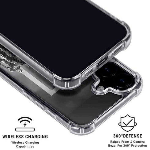 The Justice League (2017) Justice League Black and White iPhone 16 MagSafe Case