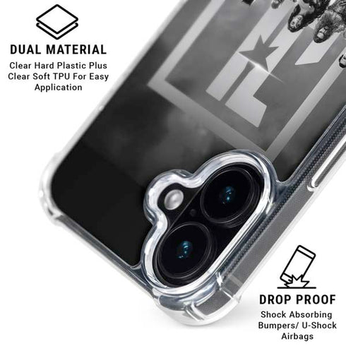 The Justice League (2017) Justice League Black and White iPhone 16 MagSafe Case