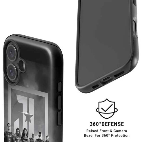 The Justice League (2017) Justice League Black and White iPhone 16 Magsafe Impact Case