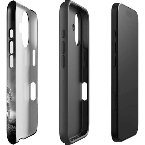 The Justice League (2017) Justice League Black and White iPhone 16 Plus Impact Case