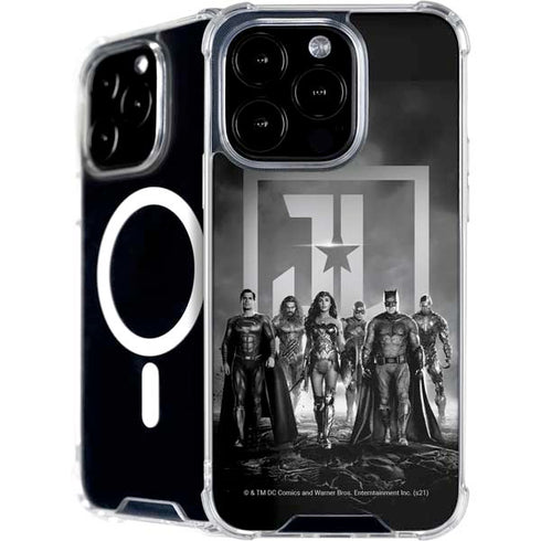 The Justice League (2017) Justice League Black and White iPhone 16 Pro MagSafe Case