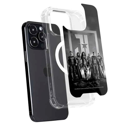 The Justice League (2017) Justice League Black and White iPhone 16 Pro MagSafe Case