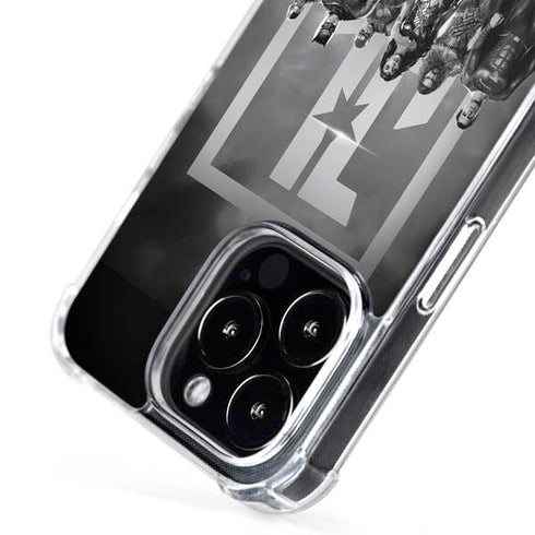 The Justice League (2017) Justice League Black and White iPhone 16 Pro MagSafe Case