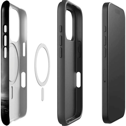 The Justice League (2017) Justice League Black and White iPhone 16 Pro Magsafe Impact Case