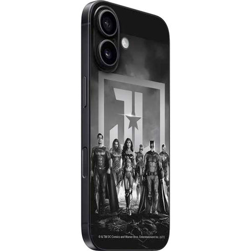 The Justice League (2017) Justice League Black and White iPhone 16 Skin