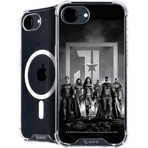 The Justice League (2017) Justice League Black and White iPhone 16e MagSafe Case