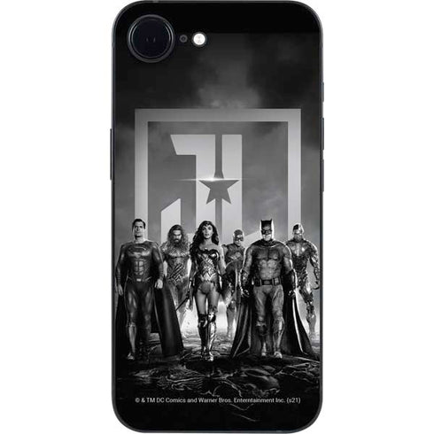 The Justice League (2017) Justice League Black and White iPhone 16e Skin