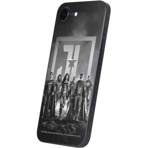 The Justice League (2017) Justice League Black and White iPhone 16e Skin