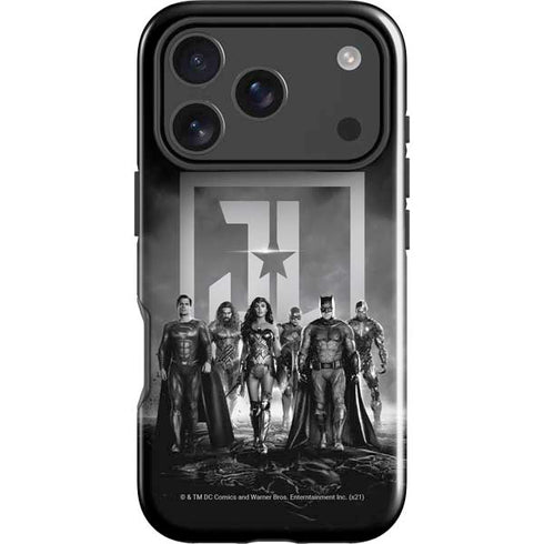 The Justice League (2017) Justice League Black and White iPhone 18 Pro Impact Case
