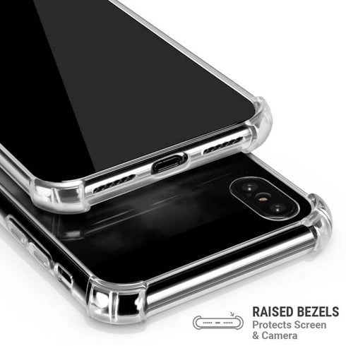 The Justice League (2017) Justice League Black and White iPhone X/XS Clear Case