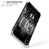 The Justice League (2017) Justice League Black and White iPhone X/XS Clear Case