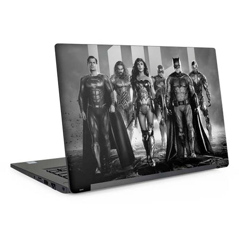 The Justice League (2017) Justice League Black and White Dell Latitude Skin