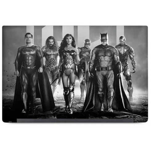 The Justice League (2017) Justice League Black and White Dell Latitude Skin