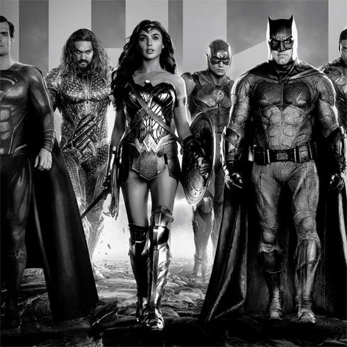 The Justice League (2017) Justice League Black and White Dell Latitude Skin