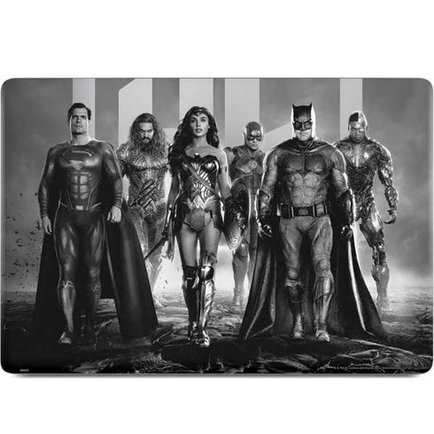 The Justice League (2017) Justice League Black and White MacBook Skins