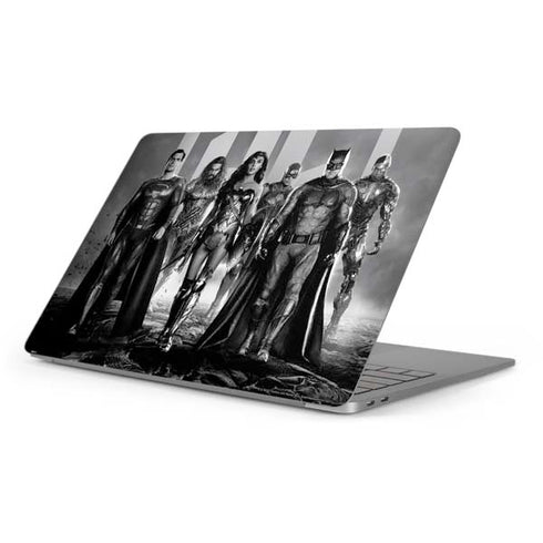 The Justice League (2017) Justice League Black and White Apple MacBook Pro 16-inch Skin