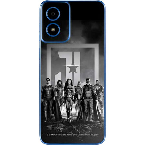 The Justice League (2017) Justice League Black and White Moto G Play 4G (2024) Skin