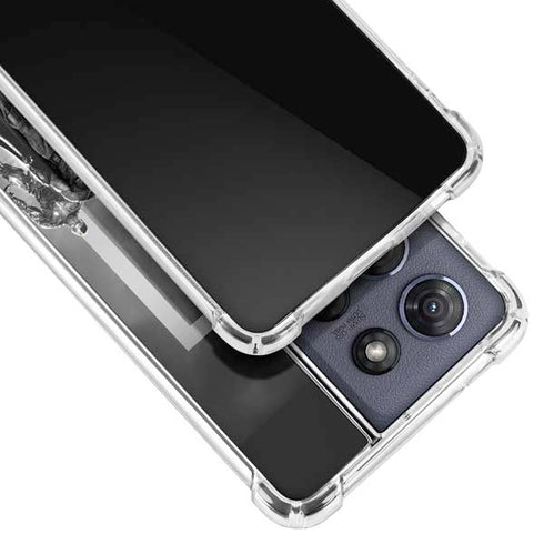 The Justice League (2017) Justice League Black and White Moto G Stylus 5G (2025) Clear Case