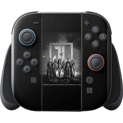 The Justice League (2017) Justice League Black and White Nintendo Switch 2 (2025) with Joy-Con Skin