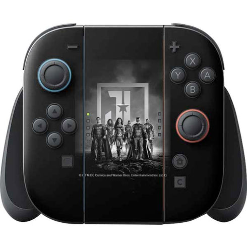 The Justice League (2017) Justice League Black and White Nintendo Switch 2 (2025) Joy-Con Controller Skin