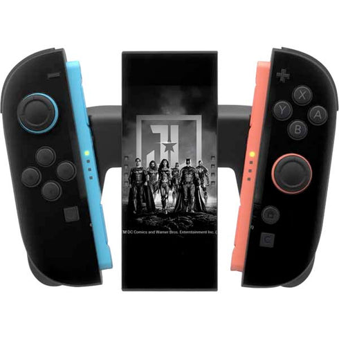 The Justice League (2017) Justice League Black and White Nintendo Switch 2 (2025) Joy-Con Controller Skin