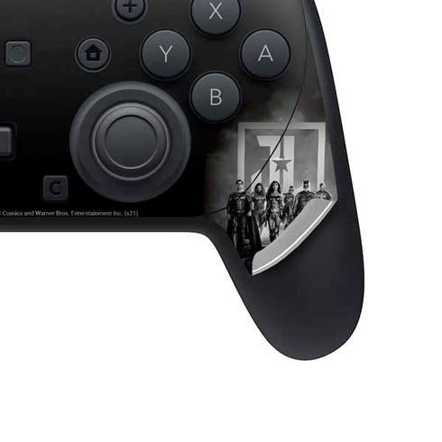 The Justice League (2017) Justice League Black and White Nintendo Switch 2 (2025) Pro Controller Skin