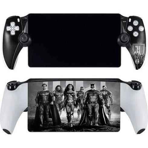 The Justice League (2017) Justice League Black and White PlayStation PS5 Skins