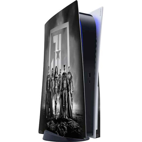 The Justice League (2017) Justice League Black and White PlayStation PS5 Skins