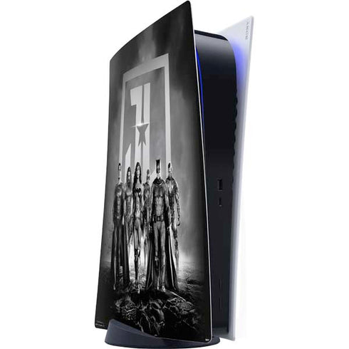 The Justice League (2017) Justice League Black and White PlayStation PS5 Skins
