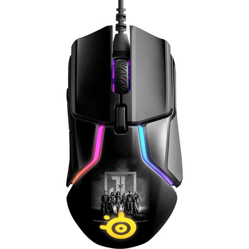 The Justice League (2017) Justice League Black and White SteelSeries Rival 600 Gaming Mouse Skin