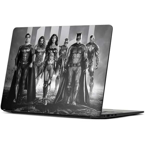 The Justice League (2017) Justice League Black and White Surface Laptop 7 13.8in Skin