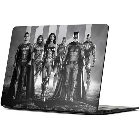 The Justice League (2017) Justice League Black and White Surface Laptop 7 15in Skin