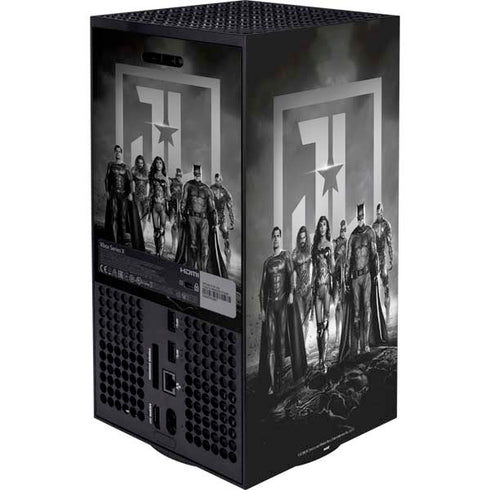 The Justice League (2017) Justice League Black and White XBox Series X Digital Edition Bundle Skin