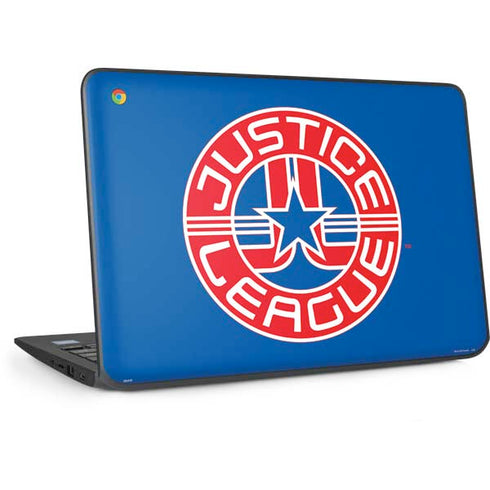 Justice League Emblem HP Chromebook Skin