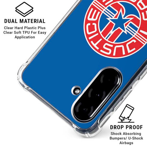 Justice League Emblem Galaxy A36 5G Clear Case