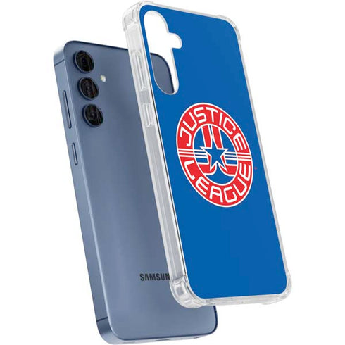 Justice League Emblem Galaxy A55 5G Clear Case