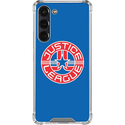 Justice League Emblem Galaxy S24 FE Clear Case