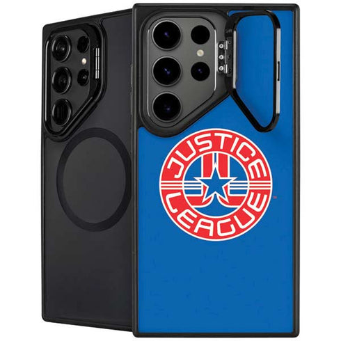 Justice League Emblem Galaxy S24 Ultra Kickstand Case