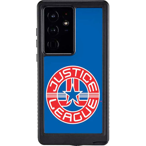 Justice League Emblem Galaxy S24 Ultra Waterproof Case