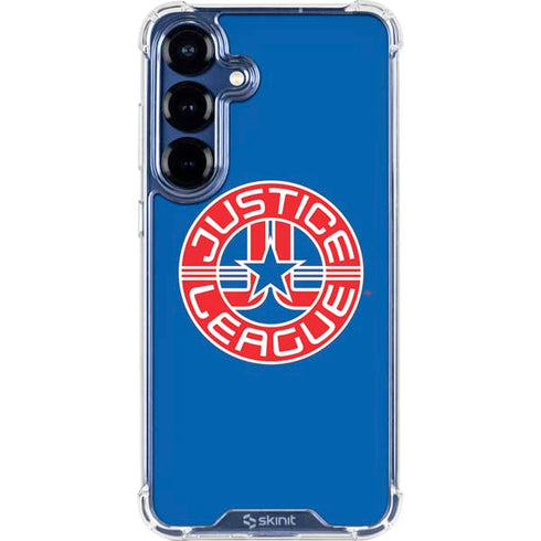 Justice League Emblem Galaxy S25 Plus Clear Case