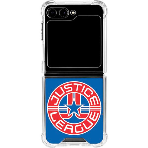Justice League Emblem Galaxy Z Flip6 Clear Case